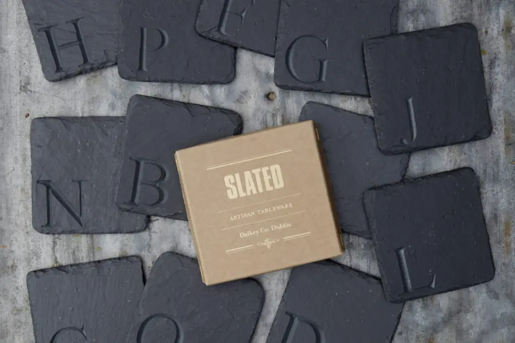 Alphabet Carved Coaster